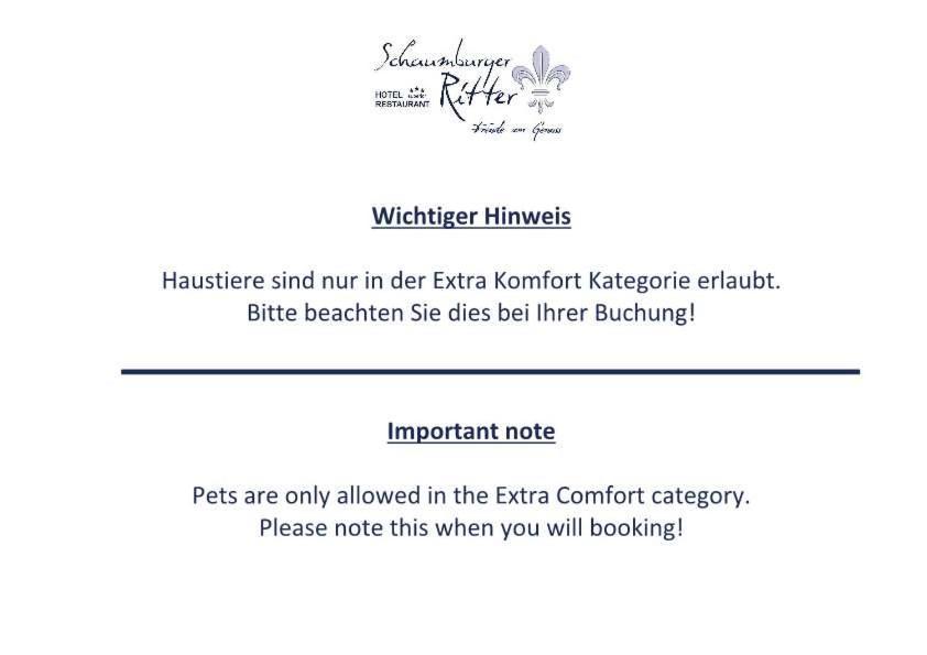 Hotel & Restaurant Schaumburger Ritter, Rinteln Exteriér fotografie